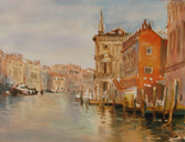 Пейзажи Венеции акварель Ланы Тёминой